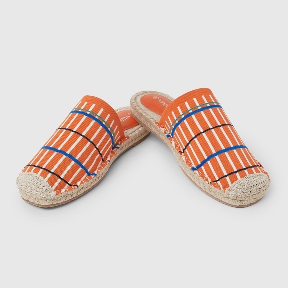 VIVAIA Round-Toe Espadrille Mules size EU/39 US/8 - Picture 6 of 11